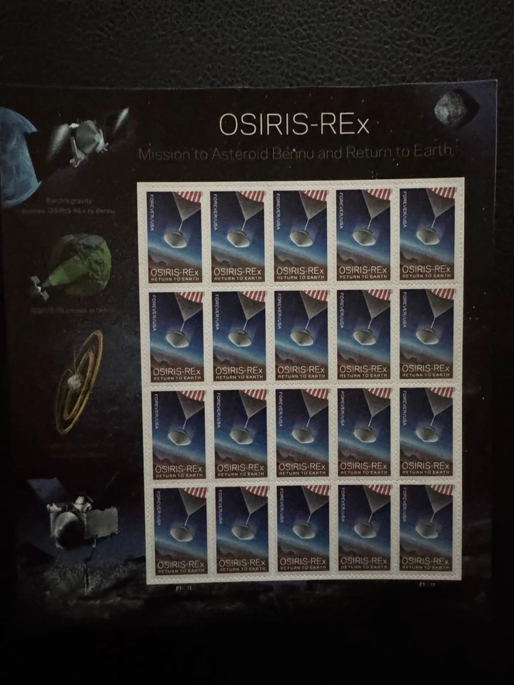 Scott #5820 Osiris-REX Pane of 20 Forever Stamps (2023) - Image 1 of 1