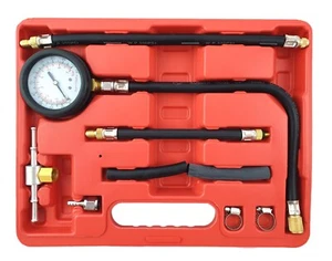 Tester pressione carburante tester pressione per diesel + benzina manometro 0-7 bar auto - Foto 1 di 4