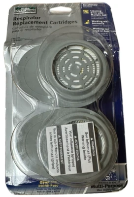Replacement Cartridges for MSA Safety Works Respirator Model 00817663 NEW SEALED - Image 1 of 4