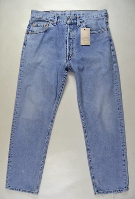 vintage 80s mens LEVIS 517 BOOTCUT LEG JEANS size (tag W36) W35 L30 Patina faded - Image 1 of 4