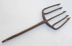 Hand Forged Fishing Frog Gig (S6L/JSF6) Prong Fork Harpoon Eel Spear Antique - Picture 1 of 16