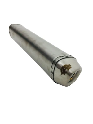 SILENZIATORE ARROW UNIVERSALE TITANIO PER MOTO 125 CC NUOVO ORIGINALE 27172 - Immagine 1 di 4