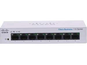 Cisco Business CBS110-8T-D Unmanaged Switch | 8 Port GE | Desktop | Ext PS | Lim - Picture 1 of 6