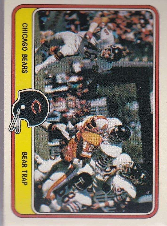 1981 FLEER FOOTBALL #8 CHICAGO BEARS NMMT/MINT *54525 - Image 1 of 1