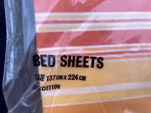 Vintage CANDY 100% cotton Flat sheet BNIP 137 x 224cm - Picture 1 of 4