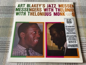ART BLAKEYS JAZZ MESSENGERS WITH THELONIOUS MONK 2022 JAZZ VINYL 2LP 180g SEALED - Picture 1 of 3