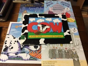 **SIGNED** Children's Books (Lot of 5) ** Cow - House/Senate Mouse - McSpot's ** - Foto 1 di 12