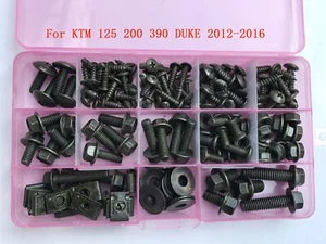 Fit For KTM 125 200 390 Fairing Bolts Bodywork Screws Kit Nuts 2012-2016 F33 - Picture 1 of 5