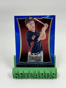 2013 USA Baseball Box Set Select Blue Prizm Preview /199 JJ Schwarz #41 - Picture 1 of 2