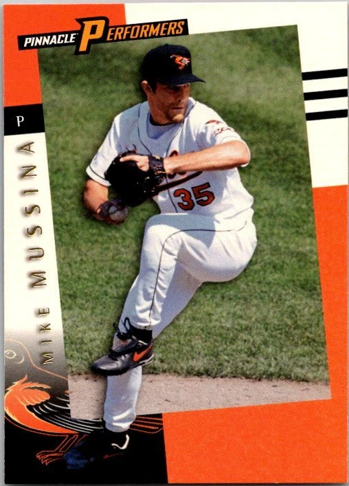1998 Pinnacle Performers Baseball #34 Mike Mussina - Image 1 of 1