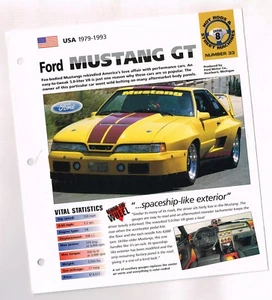 Ford MUSTANG GT Fox IMP Brochure: 1986,1987,1988,.... - Picture 1 of 2