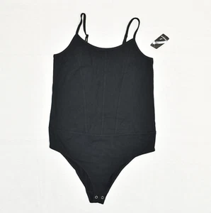 NEW Torrid Women's Bodysuit Tank Top Solid Crew Neck Cotton Black Plus Size 1 - Picture 1 of 8