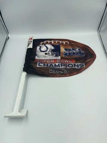 NFL Indianapolis Colts Car Flag Super Bowl Champions Cover