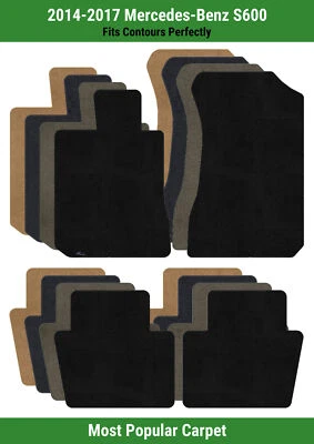 Alfombrillas Lloyd Ultimat fila delantera y trasera para Mercedes-Benz S600 2014-2017  Foto 1 de 4