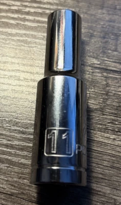 Powerbuilt 1/2 in. Drive 11 MM 12 Point Metric Deep Socket   #940152 New - Image 1 of 4