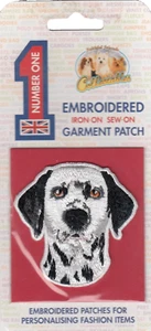 Parche de prenda de hierro bordado en costura - DAÑO - Relleno de medias ideal - Imagen 1 de 1