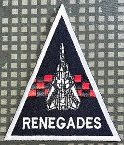 USN F-14 Tomcat VF-24 "Renegades" Parche Gancho y Plancha Repro Nuevo A97 - Imagen 1 de 2