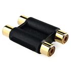Cinch butt connector stereo double clutch 2x female-female gold-plated RCA Cynch