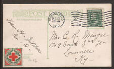 US Sc WX6, 374 on 1910 Chain of Friendship PPC