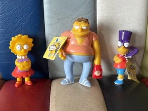 Vintage The Simpsons Burger King Toys - Bartman - Lisa - Barney - 2001 - Picture 1 of 5