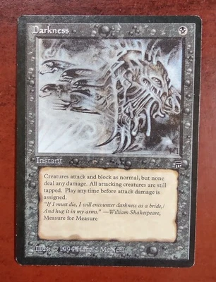 DARKNESS mtg NM/NM-   Legends 1 Common (#205) - Image 1 of 2