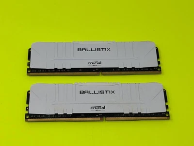 16GB = Crucial Ballistix Memory Modules (2x8GB 3000MHz) BL8G30C15U4W.8FE - Image 1 of 2