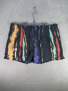 Jams World Shorts Mens Extra Large Black Lined Vintage 80s 90s Rare Swim Surf - Picture 1 of 12