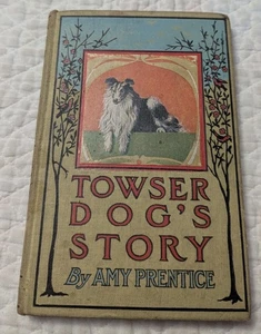 TOWSER DOG'S STORY Aunt Amy's Animal Stories by AMY PRENTICE 1906 Illustrated HC - Picture 1 of 8