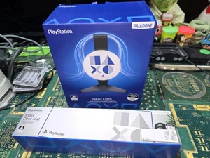 Sony Playstation PS4 PS5 Paladone 2 Mode Light Up Head Wear w/Icons Desk Mat - Picture 1 of 13