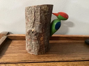 Vintage Bank. Woodpecker On Tree - Picture 1 of 5