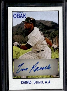 2010 TriStar Obak Tim Raines Auto #96/125 - Picture 1 of 2