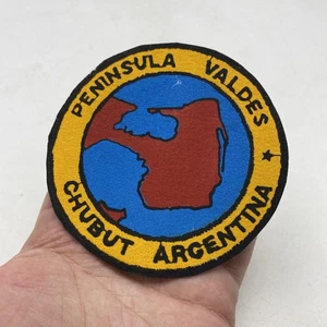Patch Vintage Valdes Penisola a Chubut, Argentina 3-7/8” 19 - Foto 1 di 2