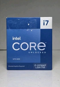 Intel Core i7-13700KF Prozessor (5,4 GHz, 16 Kerne, LGA 1700) Neu Versiegelt - Bild 1 von 8