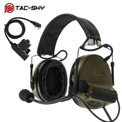 TS TAC-SKY COMTA II Silikon Gehörschutz Jagd Outdoor Noise Cancelling Kopfhörer