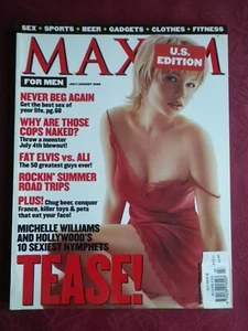 (US) MAXIM magazine July 1999 MICHELLE WILLIAMS LL Cool J Georgianna Robertson - Picture 1 of 1