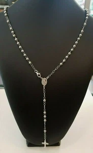 Collana Rosario in Argento 925 anallergico con sfere 5mm OFFERTA SPECIALE - Imagen 1 de 5