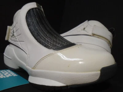 Nike Air Jordan XIX 19 GS 2004 OG blanco gris pedernal negro 307547-102 nuevo 5Y 5 Foto 1 de 4