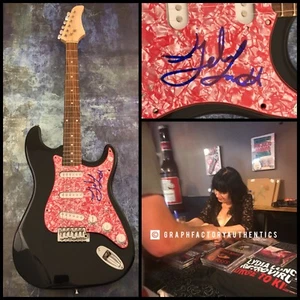 GFA Teenage Jesus and the Jerks * LYDIA LUNCH * Chitarra elettrica firmata AD1 COA - Foto 1 di 6