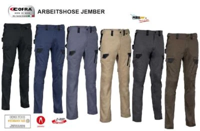 Arbeitshose Cofra Super Stretch Jember extrem bequem in vielen Farben