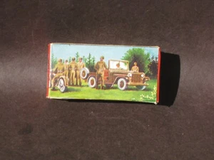 VINTAGE TEKNO (DENMARK) 1950s WILLYS MILITARY JEEP # 814 MINT ORIGINAL BOX - Picture 1 of 12