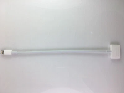 Original Apple Lightning to 30Pin audio/sync Adapter Cable for iPhone iPod iPad - Image 1 of 4