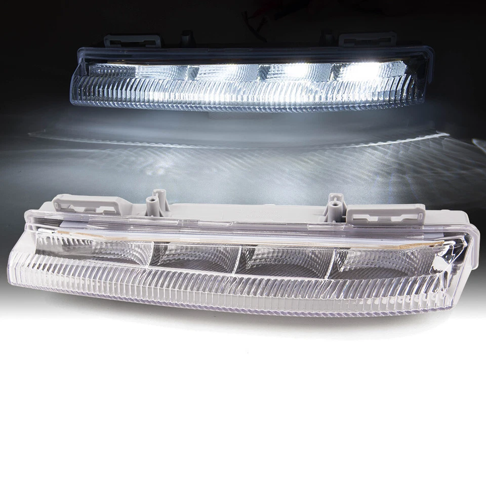 Luces de circulación diurna LED DRL para conductor izquierdo aptas para Mercedes-Benz E350 C350 C250 W204 Foto 1 de 1