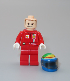 Lego F1 Ferrari F. Massa Racers minifigure 8168 Formula One car race driver