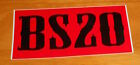 BS20 Sticker Original Promo (rectangle) 5.75x2.75 Trip Hop