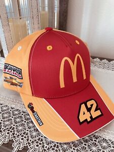 Ross Chastain #42 McDonald's Uniform Hat 2021 Nascar Racing Cap New