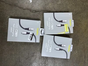 Heyday 6ft Charging Cable USBC-A For iPhone / iPad artist series set of 3 - Picture 1 of 1