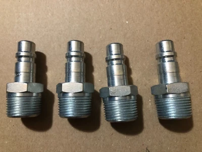 Parker H2F-G-787 1/2" Body, 3/4-14 Male NPTM Pneumatic Hose Connector - Image 1 of 2