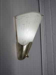 Luz de tocador de baño retro MCM vintage cableada excelente estado - Imagen 1 de 12