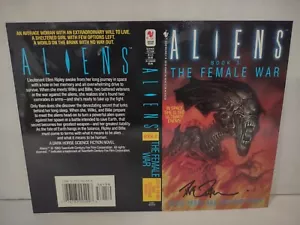 Aliens Buch 3 Der weibliche Krieg Taschenbuch Cover nur signiert von Dave Dorman - Bild 1 von 3