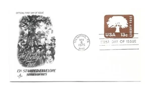 JH U576 13c Liberty Tree embossed envelope ArtCraft, FDC - Picture 1 of 1